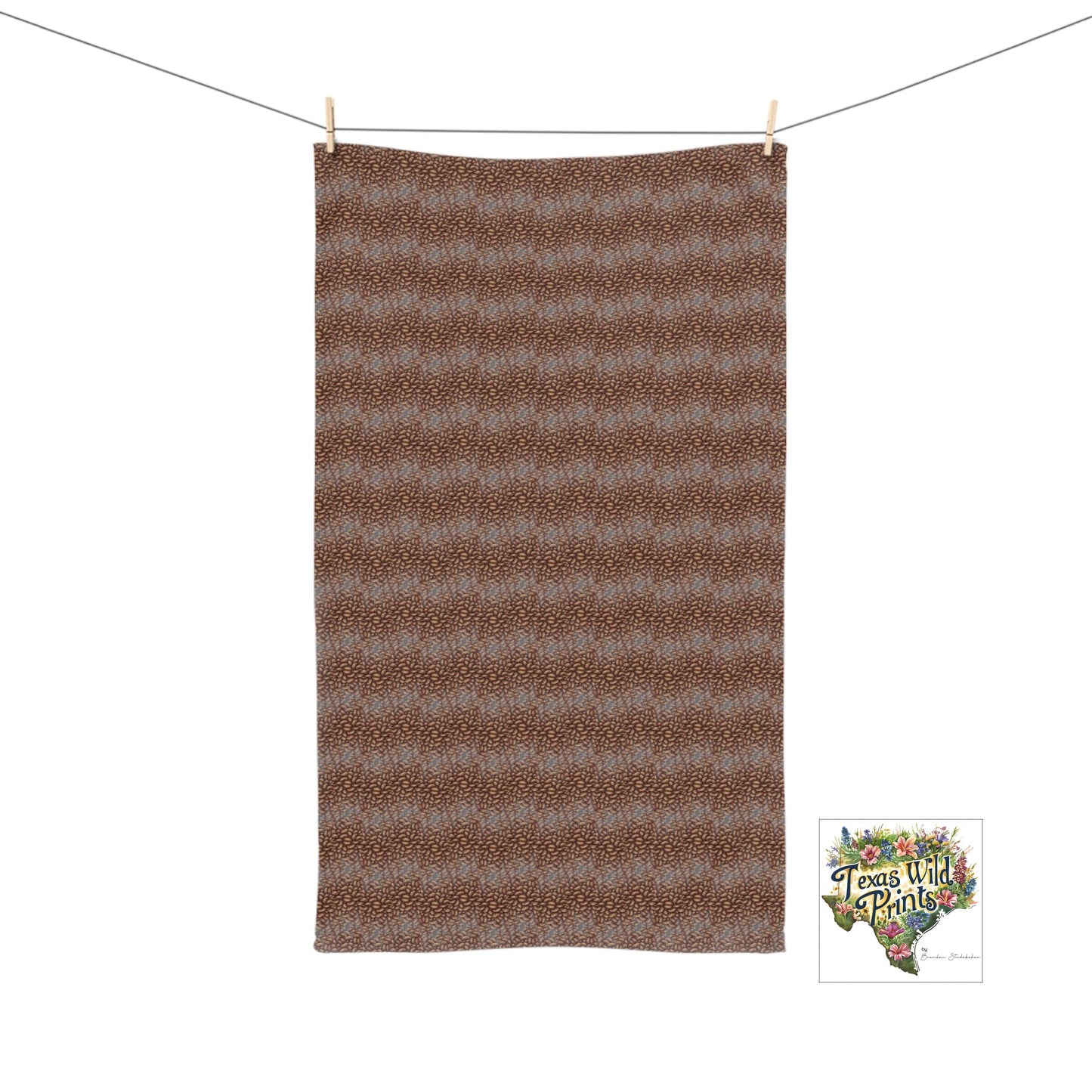 Pinto Beans Pattern Print Hand Towel | Premium | 16”x28” Guest Towel | Best Foodie Gift | Unique Southwestern Home Decor