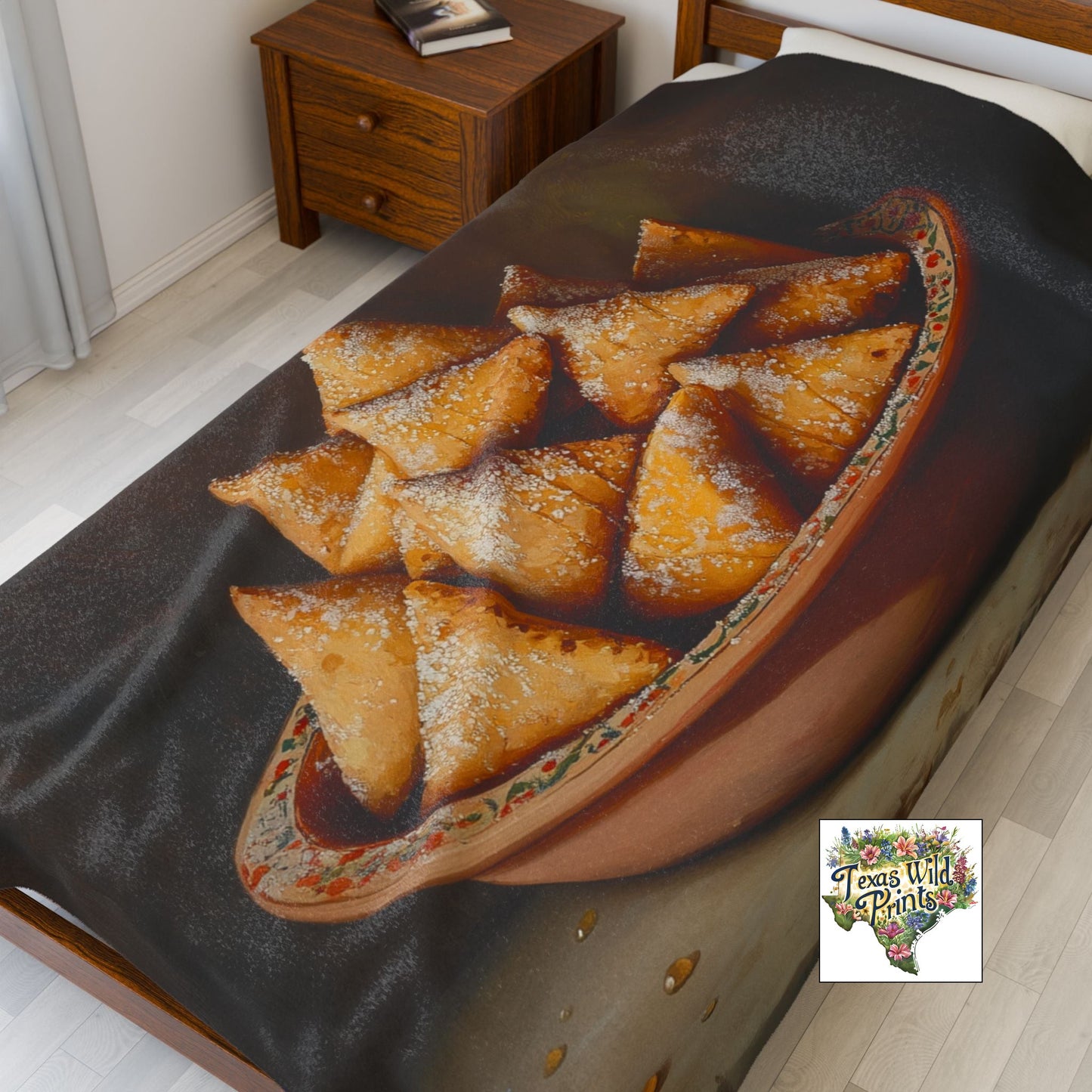 Rustic Sopapilla Blanket Plush Southwestern Throw Artful Home Decor Gift Small Large Sizes Home Accent Gift
