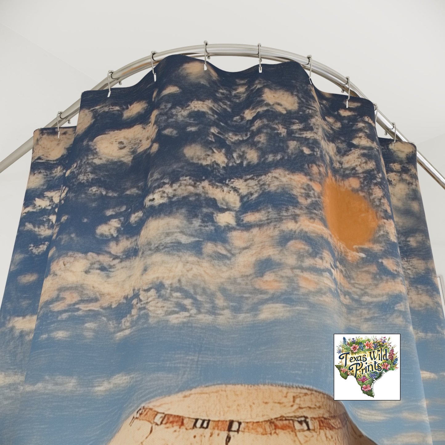 Southwestern Dome Hogan Home Art Landscape Scene 71x74 Inch Tribal Inspired Design Meaningful Spiritual Gift Rustic Home Decor