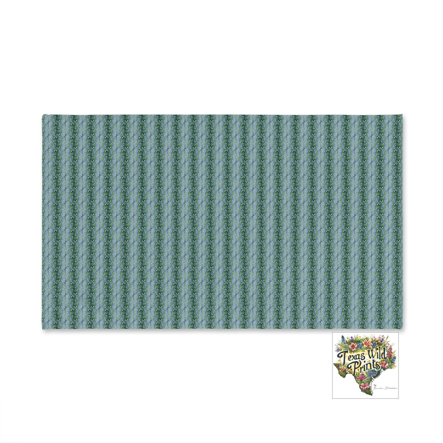 Rustic Blue Mistflower Pattern Hand Towel Floral Bathroom Decor 16x28 Texas Wildflowers Farmhouse Country Style French Country Home Accent