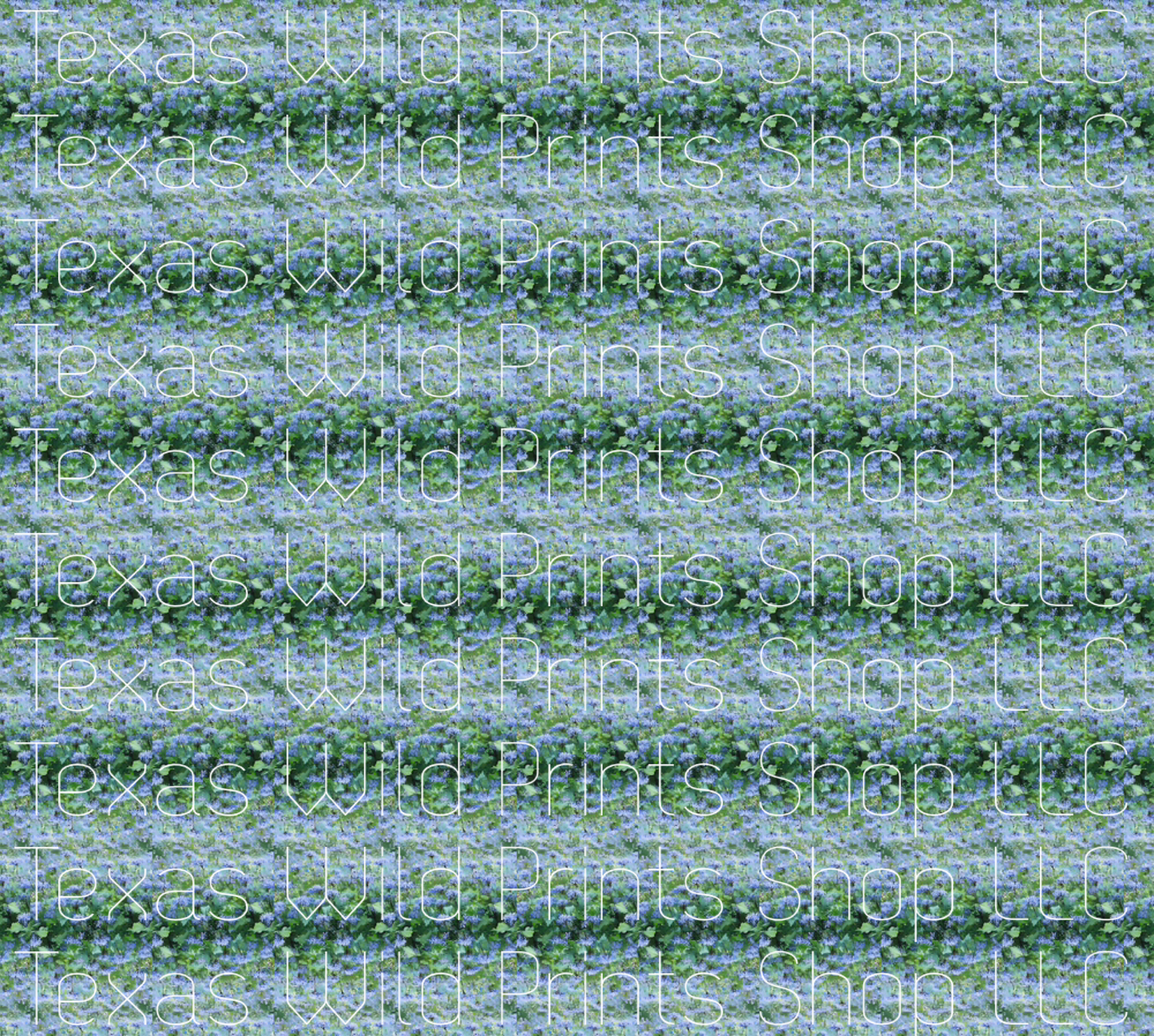 Rustic Blue Mistflower Pattern Hand Towel Floral Bathroom Decor 16x28 Texas Wildflowers Farmhouse Country Style French Country Home Accent