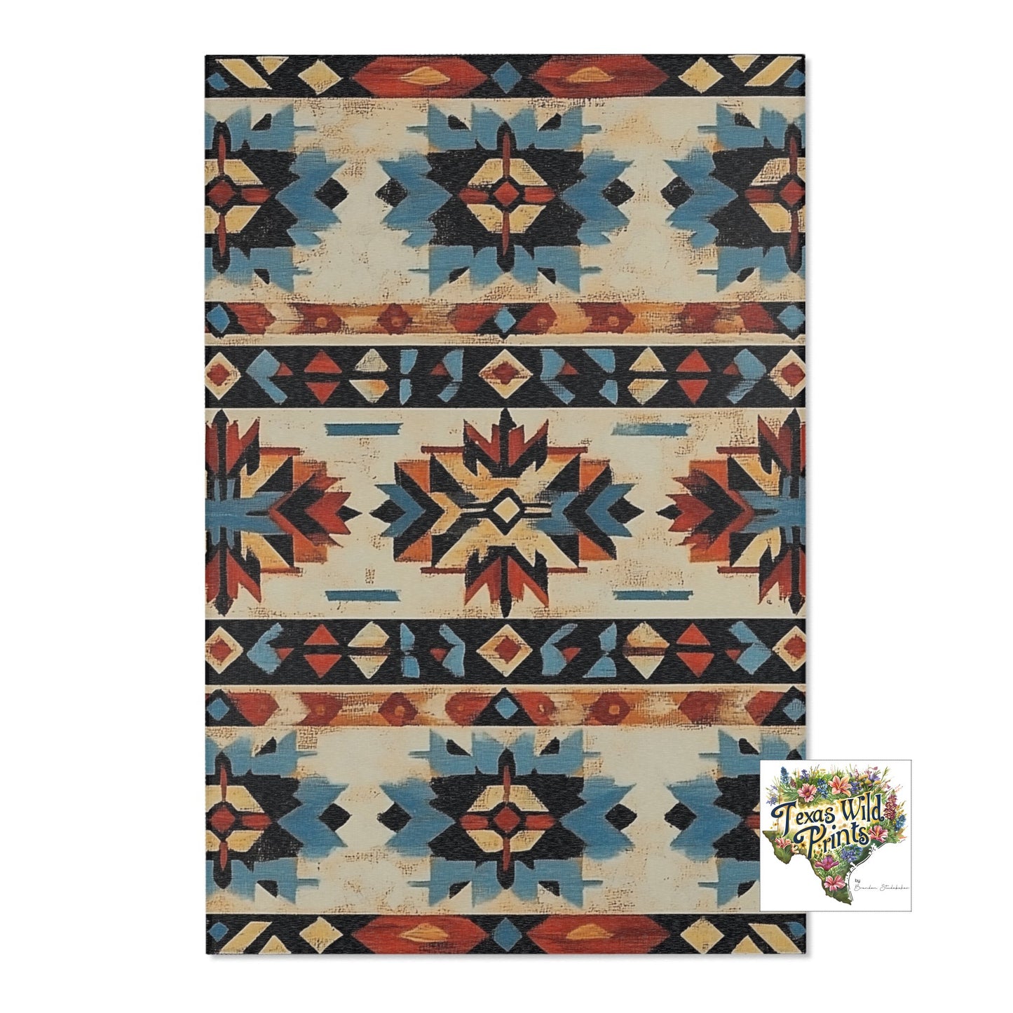 Small Southwestern Geometric Entryway Rug Earth Wisdom Tribal Inspired Pattern Rustic Santa Fe Decor Various Sizes Boho Home Gift