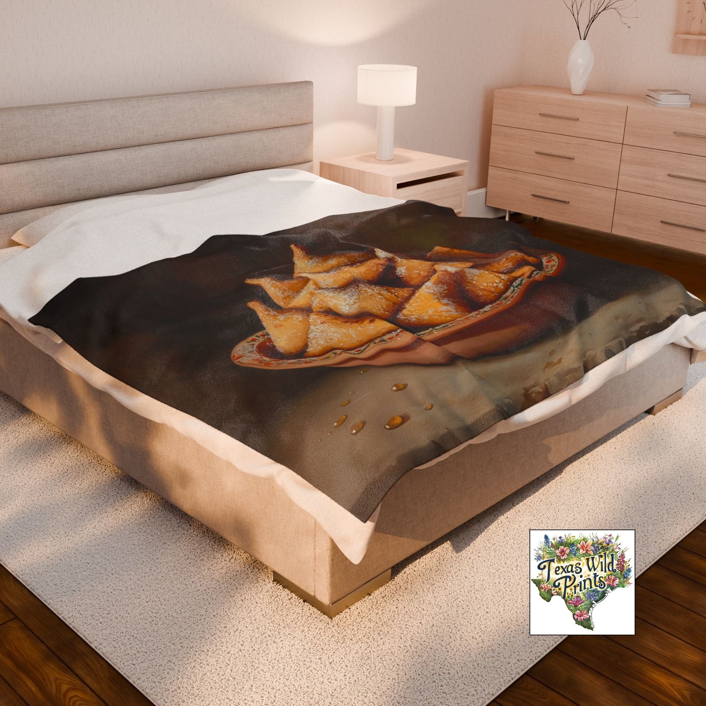 Rustic Sopapilla Blanket Plush Southwestern Throw Artful Home Decor Gift Small Large Sizes Home Accent Gift