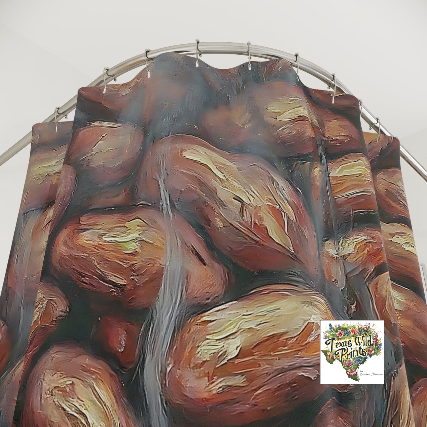 Hot Pinto Beans Shower Curtain Tex Mex Foodie Gift 71x74 Inch Southwest Home Decor Toilet Humor Decor Unique Housewarming Funny Bold Print