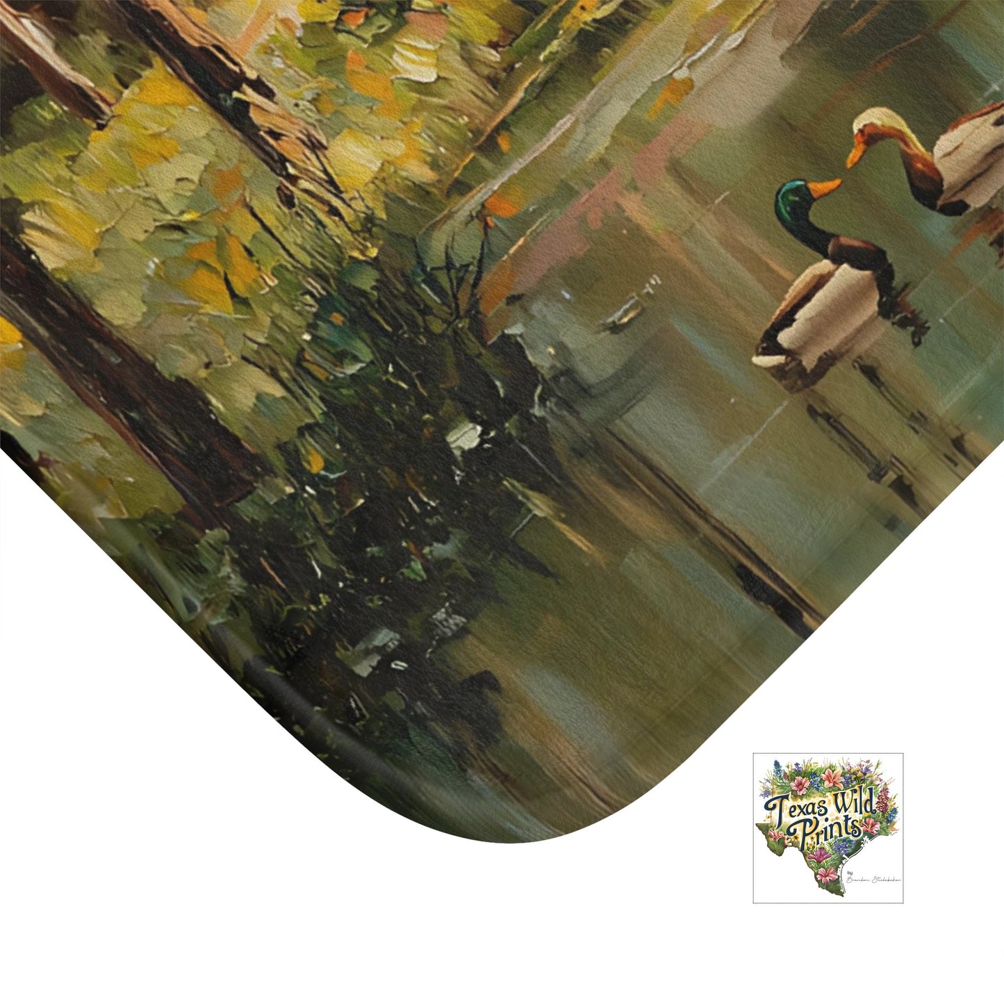 Woodland Love Scene Shower Curtain Love Themed Print 71x74 Inch Cottagecore Home Decor Gifts for Valentine's Day Anniversary Gift