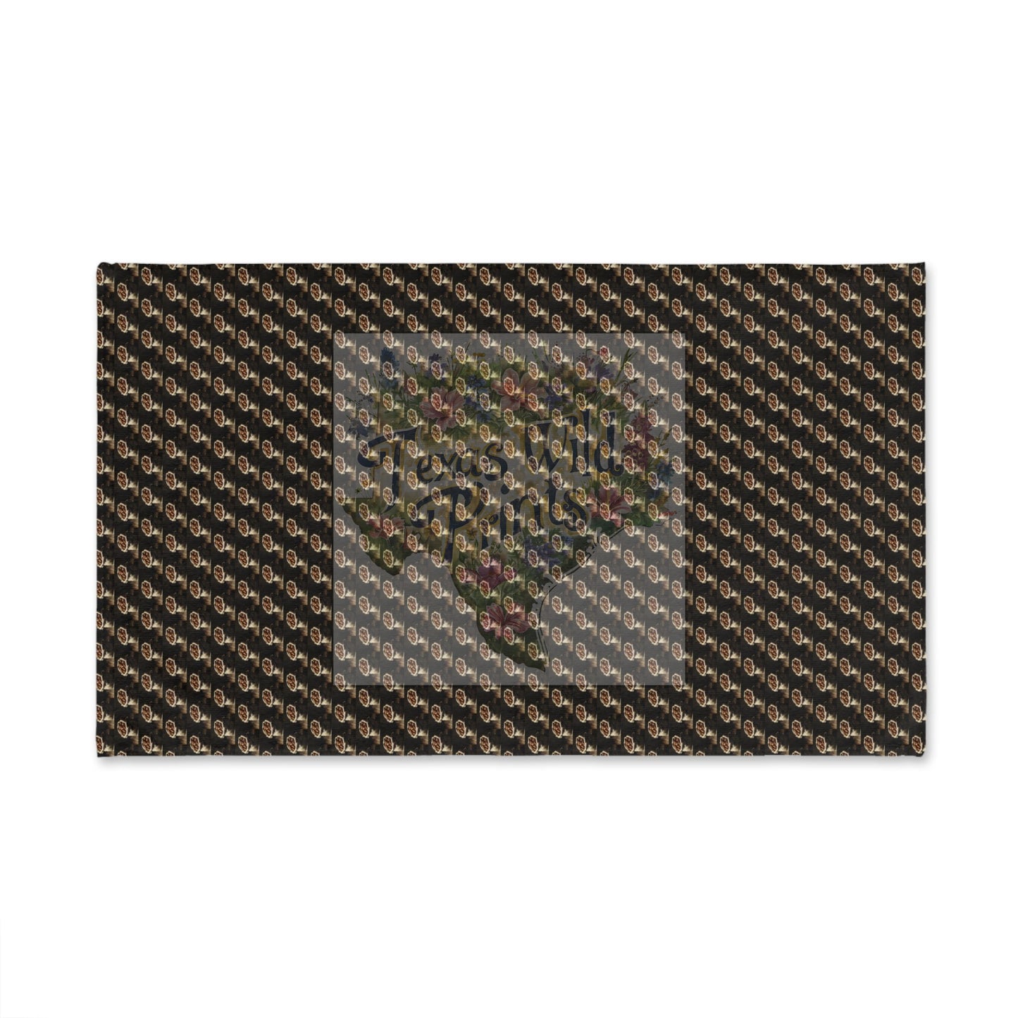 Pecans in Burlap Sack Pattern Print Hand Towel | Premium | 16”x28” Towel | Gift for Modern Art Lovers
