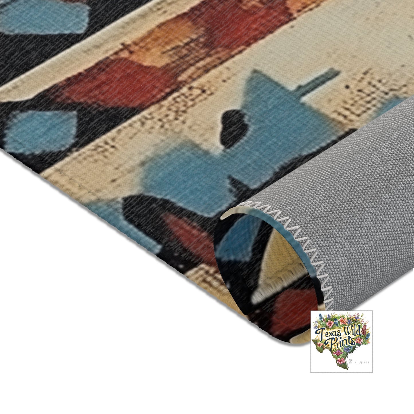 Small Southwestern Geometric Entryway Rug Earth Wisdom Tribal Inspired Pattern Rustic Santa Fe Decor Various Sizes Boho Home Gift