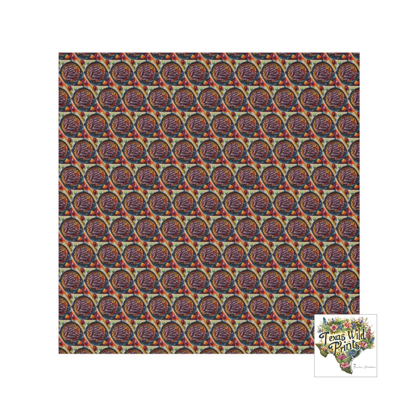 Sizzling Fajita Fiesta Washcloth Tex Mex Art Pattern 13x13 Inch Southwestern Decor Unique Kitchen Bath Decorative Towel Rustic American Design