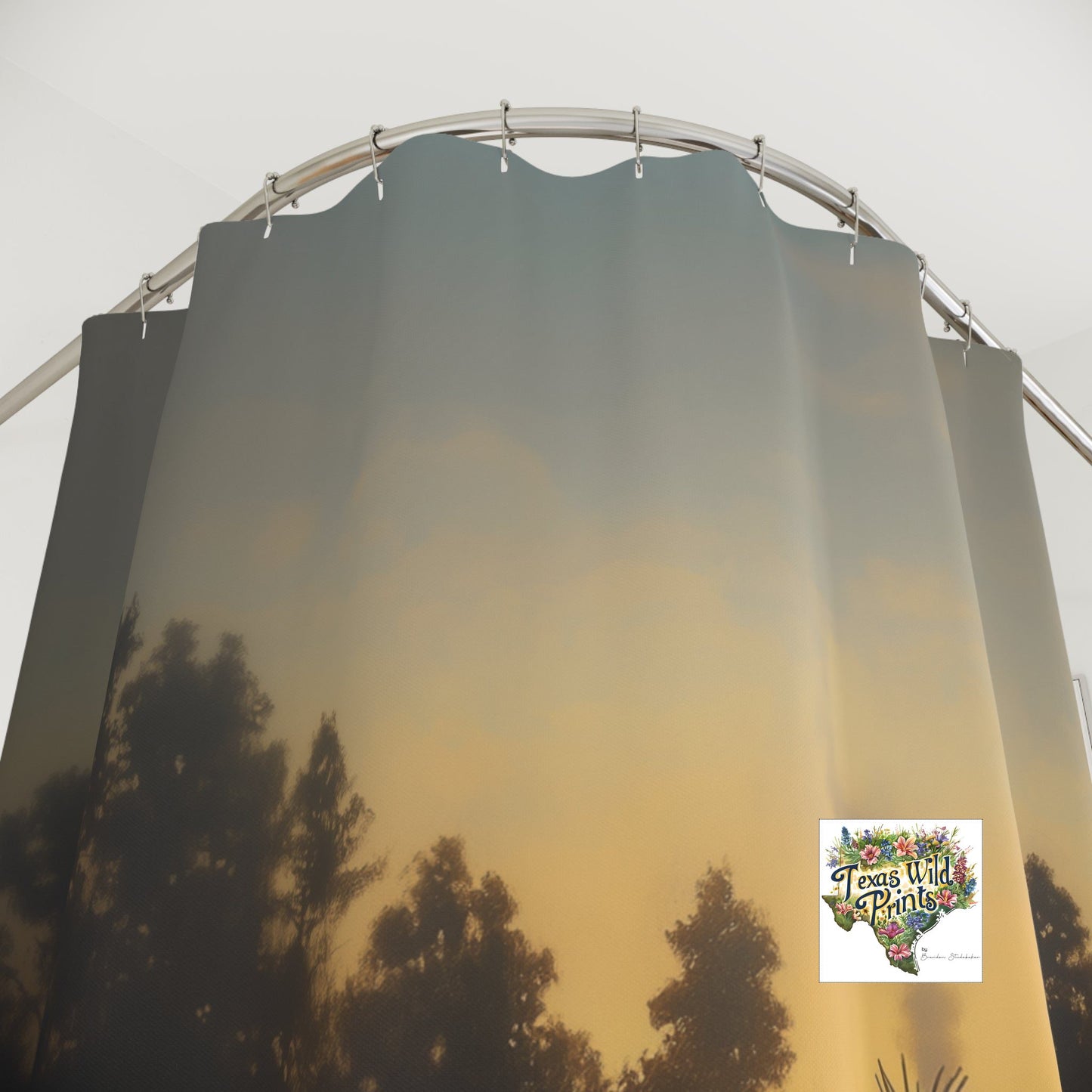Serene Indian Inspired Tipi Scene Shower Curtain Bohemian Nature Landscape MTO 71x74 Polyester Fabric Original Rustic Bathroom Art Long Lasting