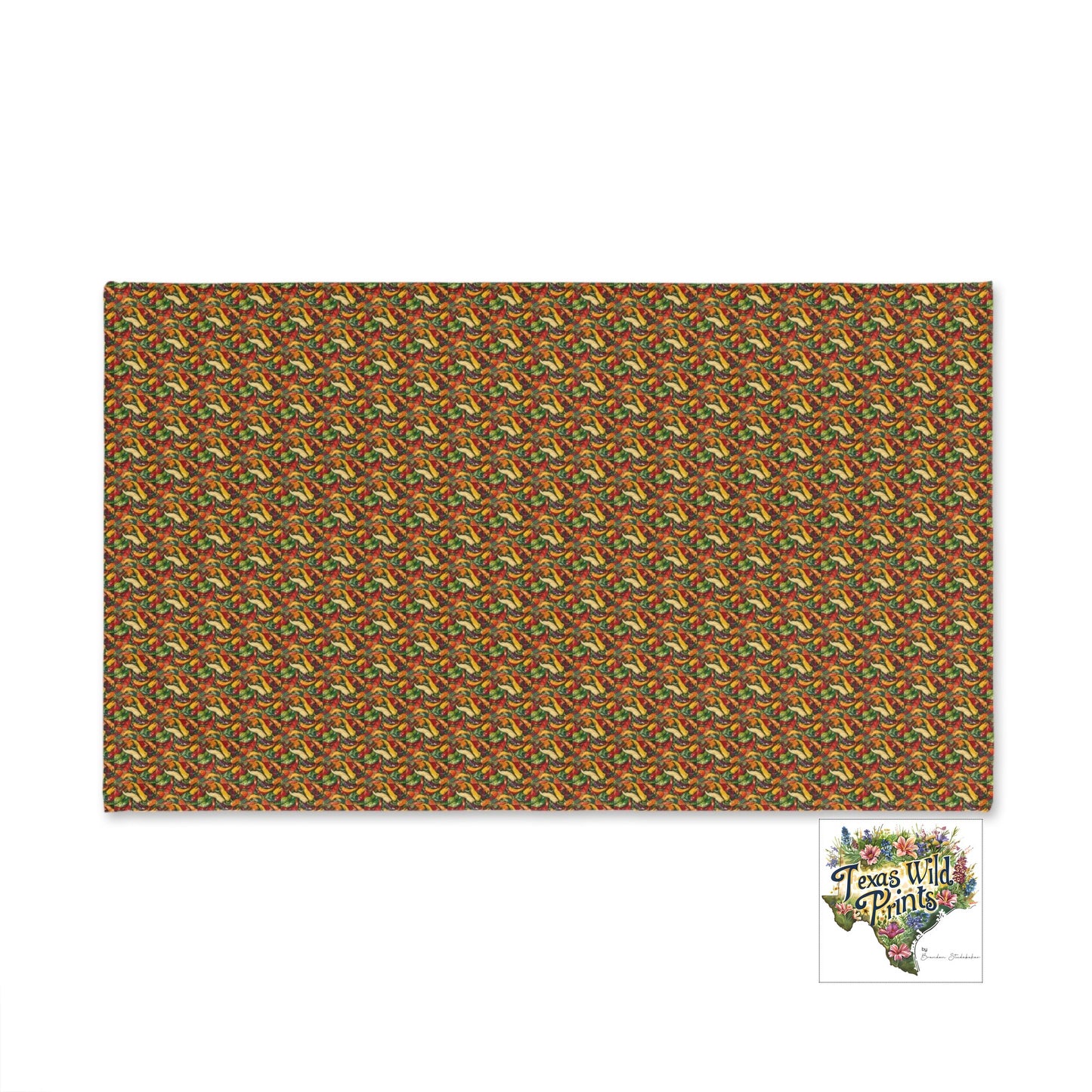 Vibrant Jalapeño Pepper Pattern Guest Towel 16x28 Hand Towel Spicy Food Themed Home Accents Southwestern Great Gift for Cook Unique Kitchen Decor