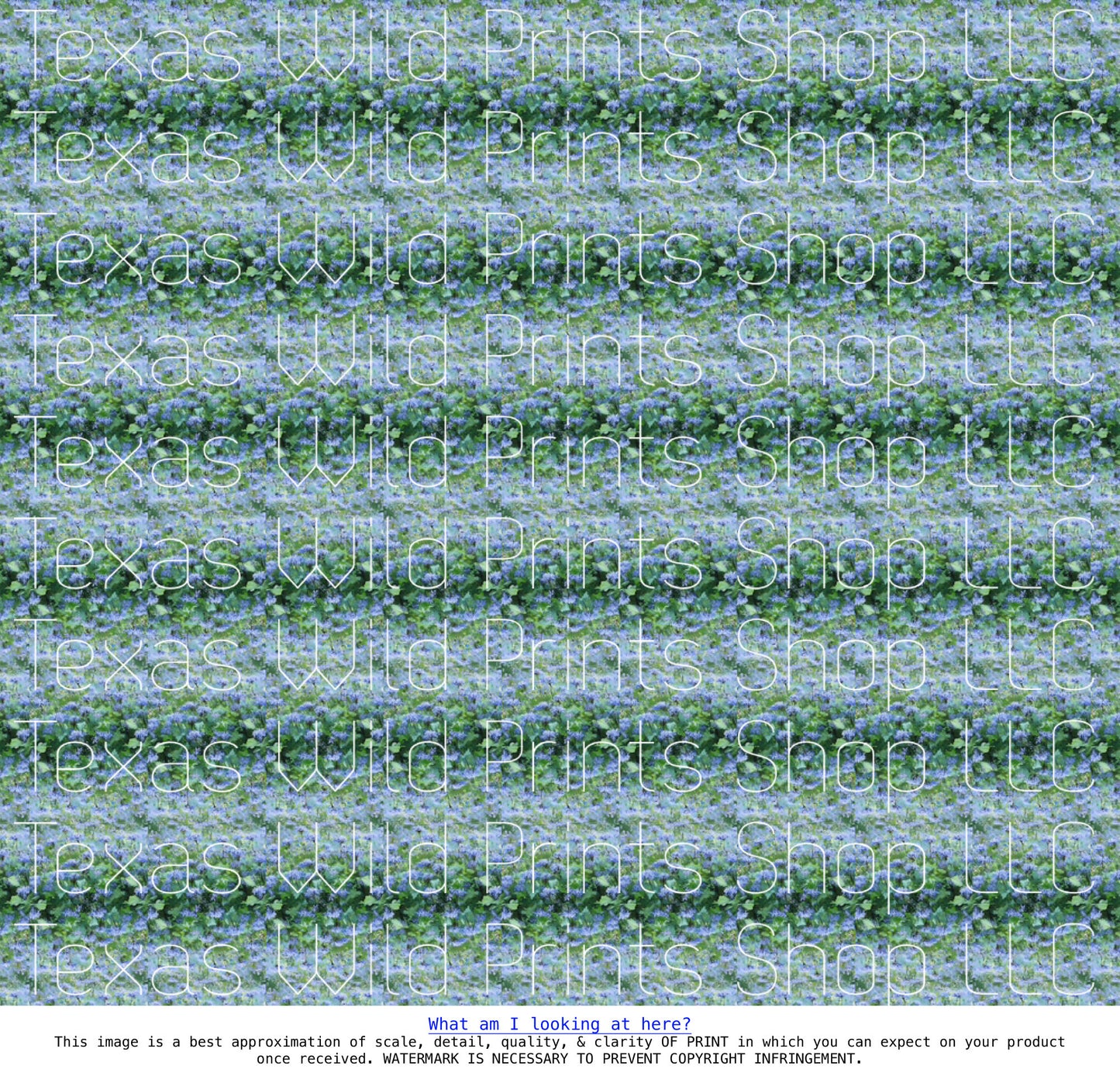 Serviette de toilette à motif de fleurs sauvages Blue Mistflower | Serviette de 13" x 13" | Cadeau de pendaison de crémaillère