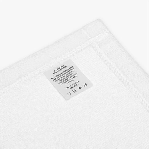 Serviette de toilette à motif de fleurs sauvages Blue Mistflower | Serviette de 13" x 13" | Cadeau de pendaison de crémaillère