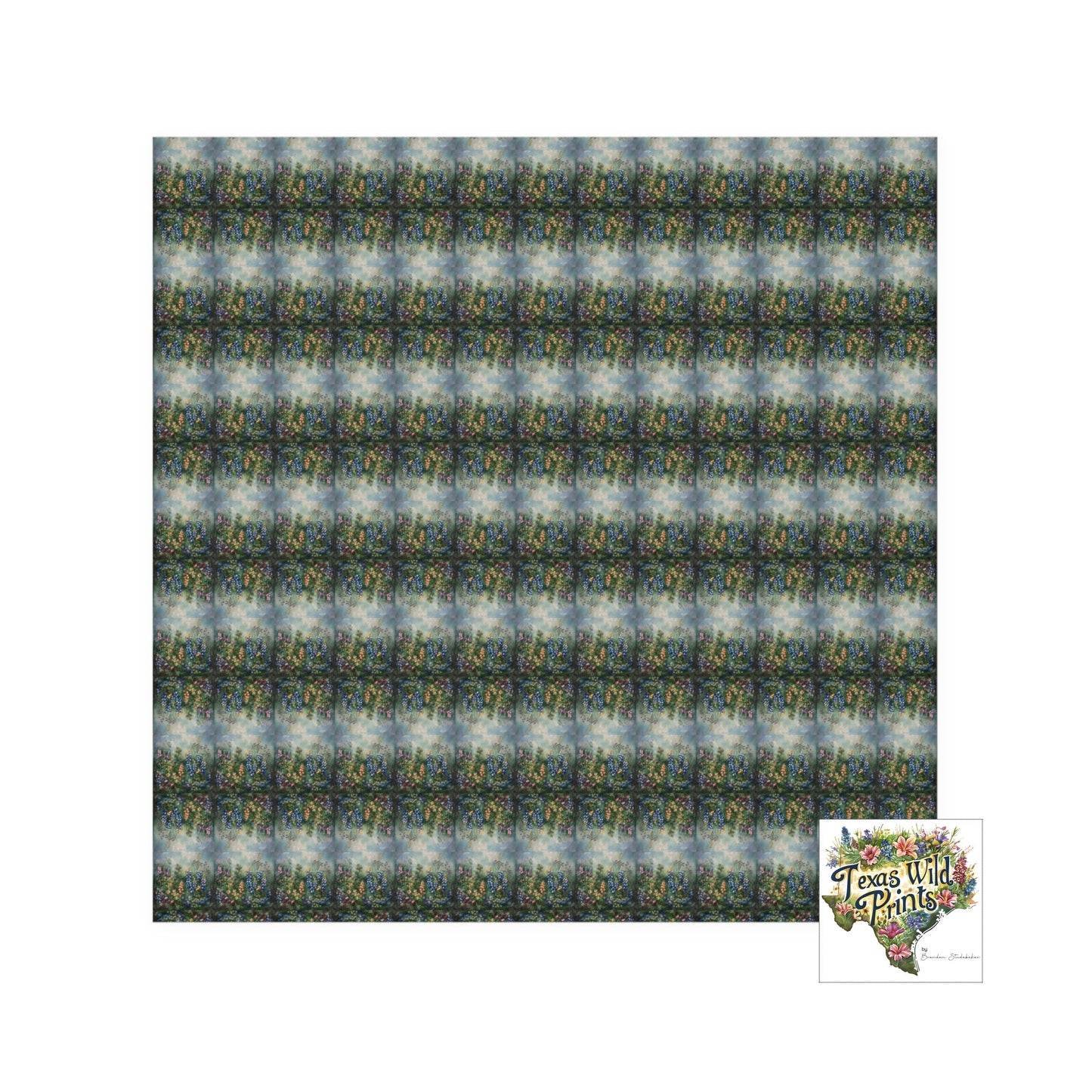Wildflower Meadow Towel Floral Washcloth 13x13 Inch Cottagecore Farmhouse Bath Decor Rustic Flower Print Rabbit Lovers Gift Spring Home