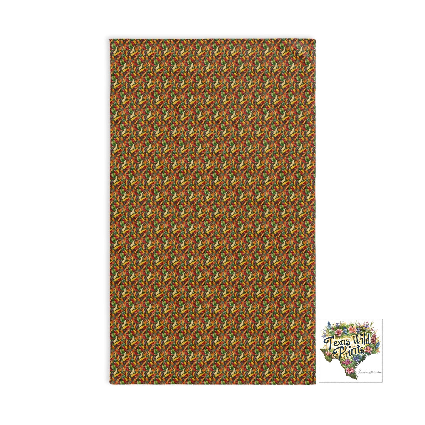 Vibrant Jalapeño Pepper Pattern Guest Towel 16x28 Hand Towel Spicy Food Themed Home Accents Southwestern Great Gift for Cook Unique Kitchen Decor