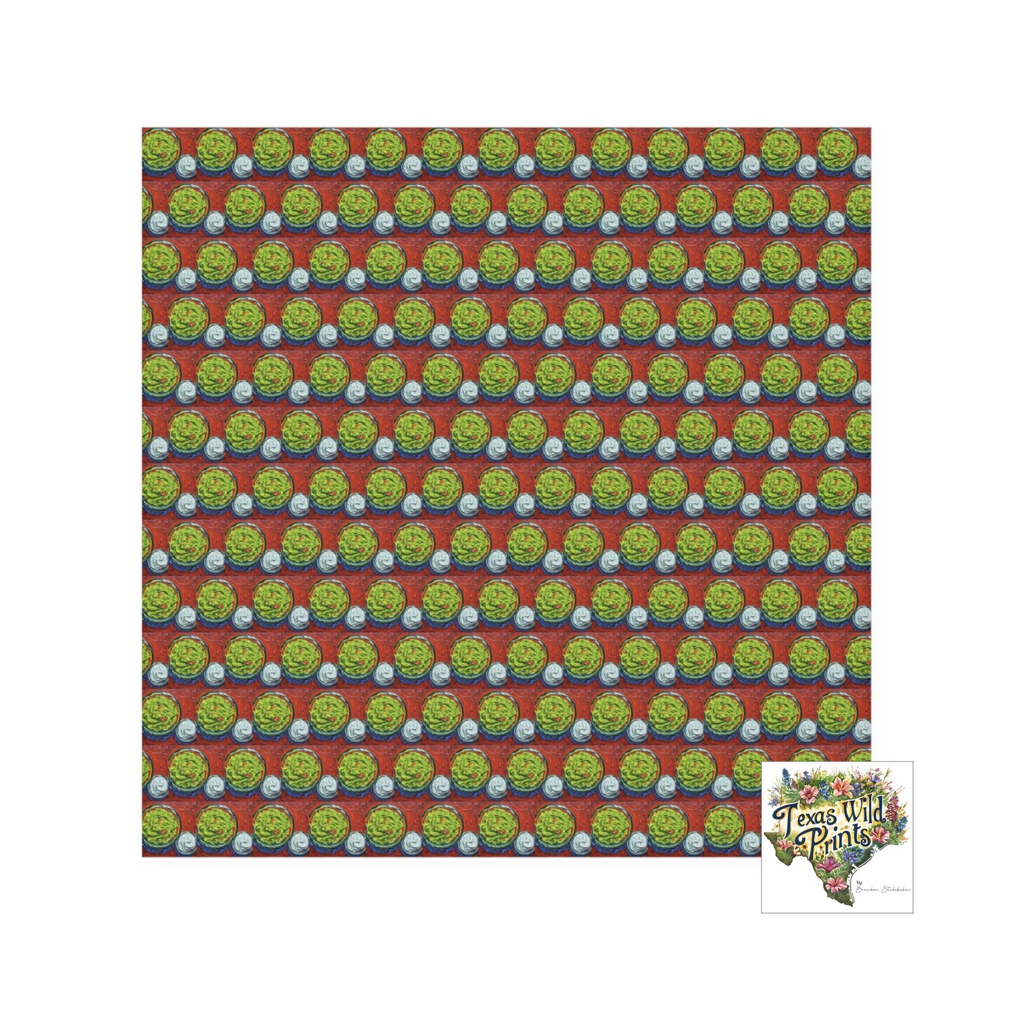Serviette à tremper Fiesta Guac | Décoration de cuisine | Cadeau culinaire | 13"x13"